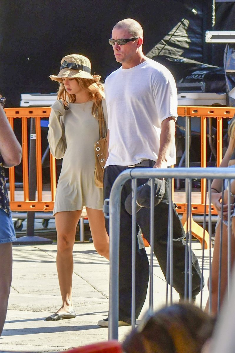 Channing Tatum and his new girlfriend, model Inka Williams, were seen enjoying a romantic walk through the canals of Venice.