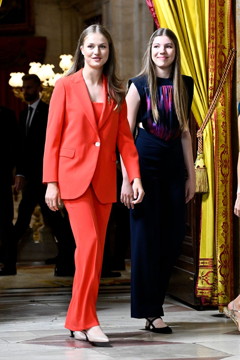 Crown Princess Leonor of Spain and Princess Sofia of Spain