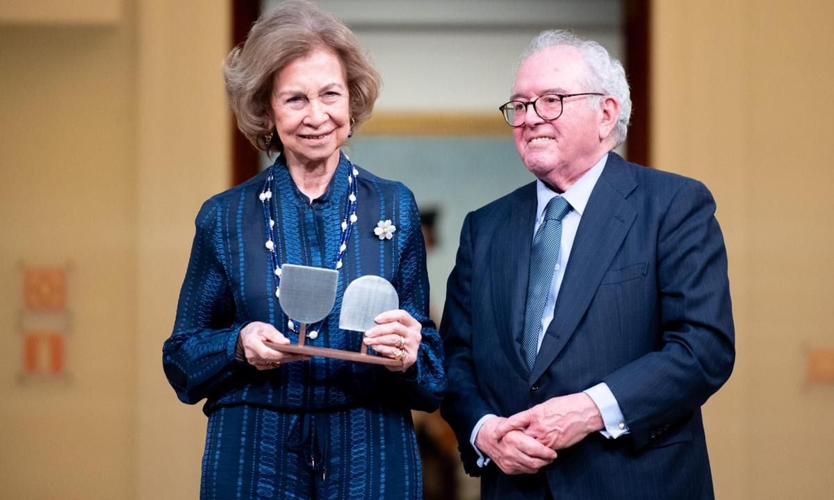 Queen Sofia received the award in Madrid on June 29