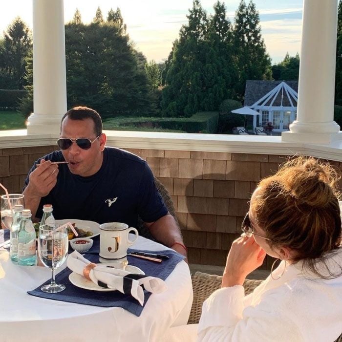 Jennifer Lopez, Alex Rodriguez vacation brunch