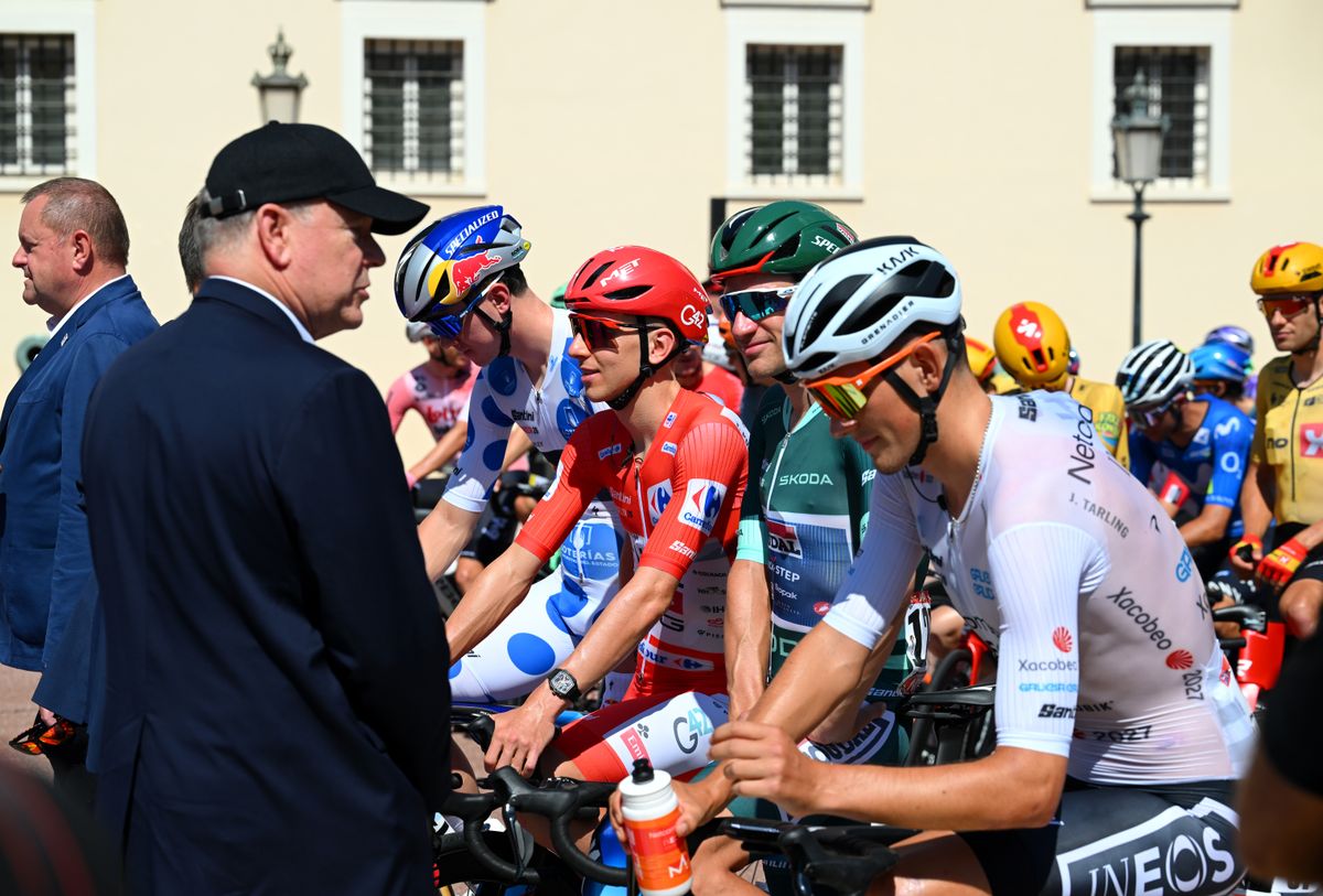 Prince Albert II played a central role in Monaco’s historic first time hosting the Grand Départ of La Vuelta.