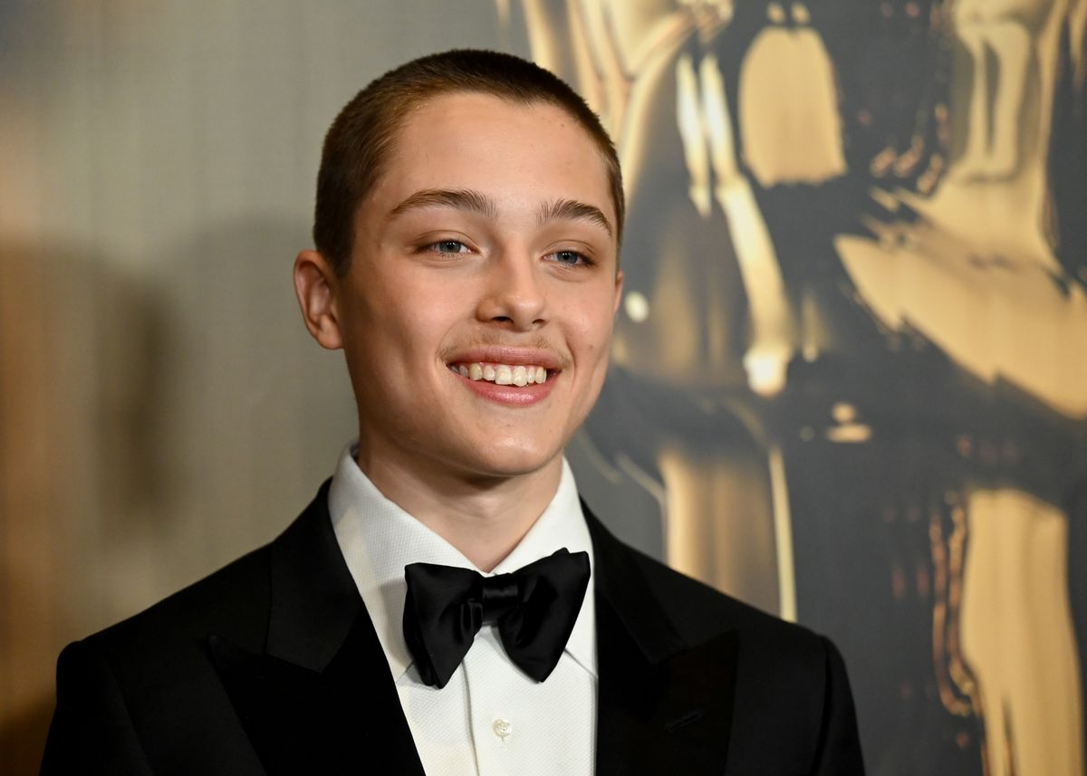 Knox Jolie-Pitt channels Brad Pitt after walking away from Muay Thai with a nosebleed