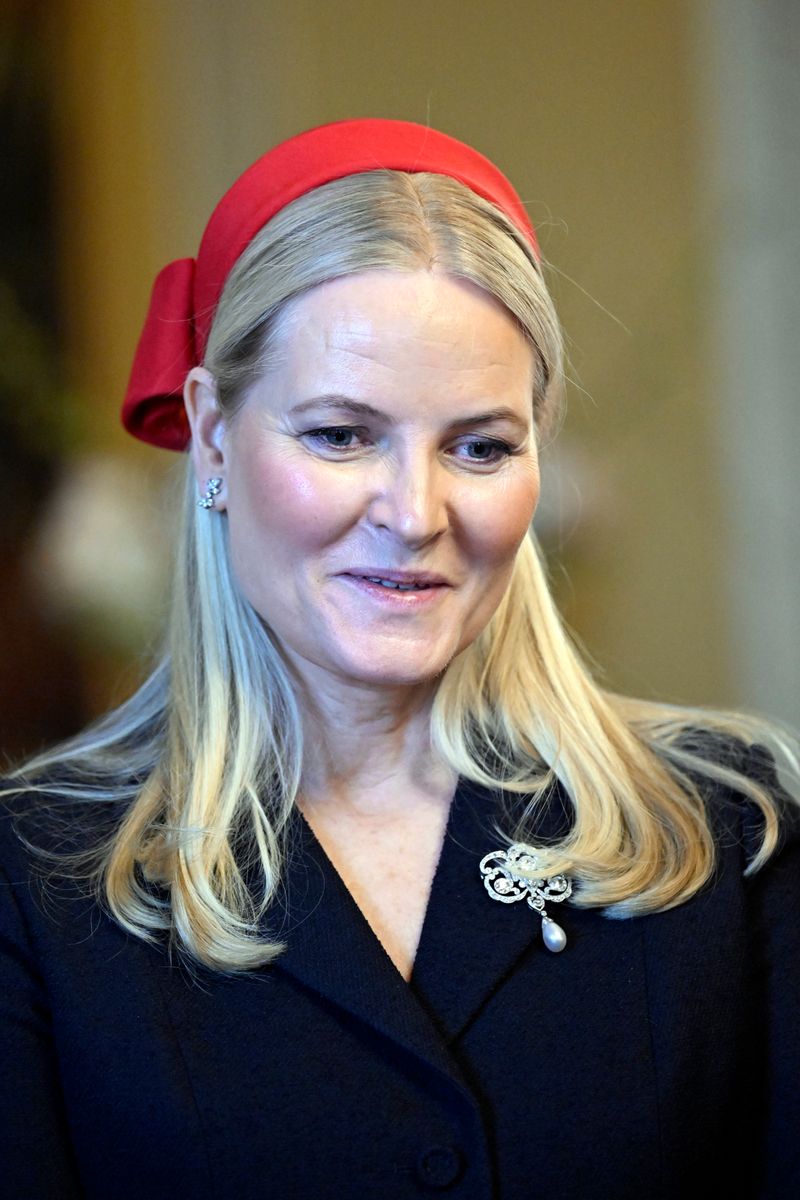 Queen Mette-Marit on March 24, 2026 in Oslo, Norway,