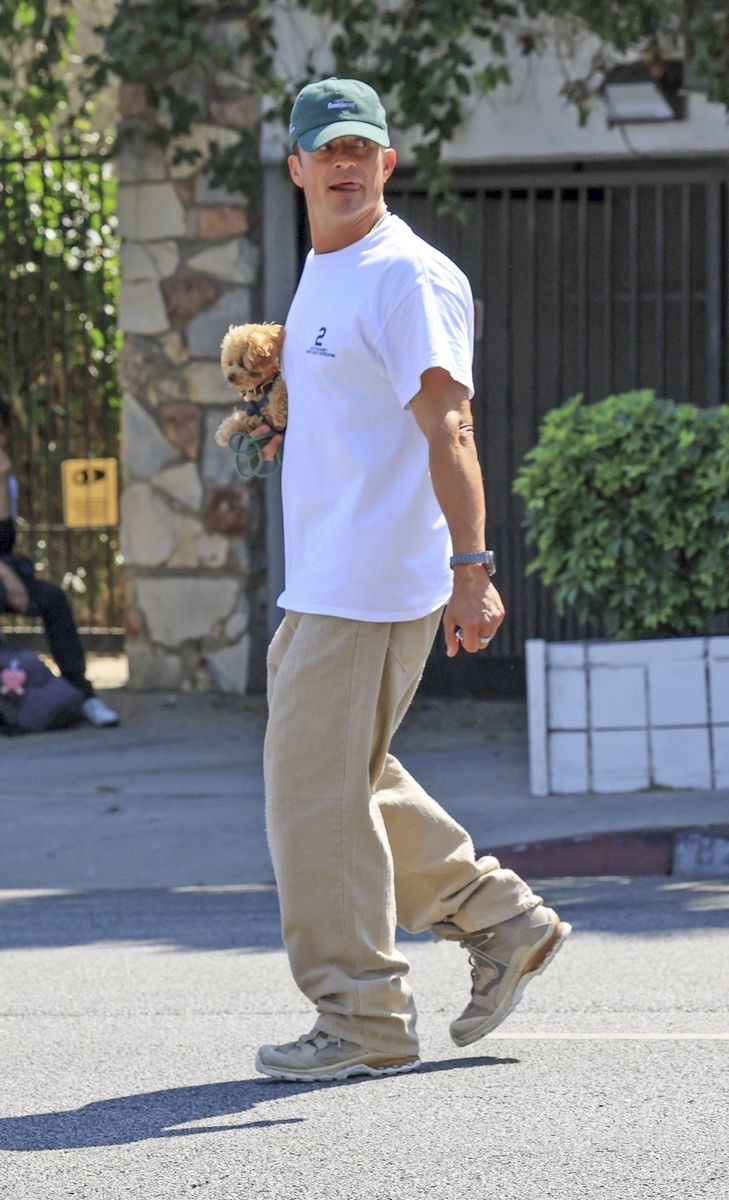 The actor had his tongue out like Biggie on a hot day