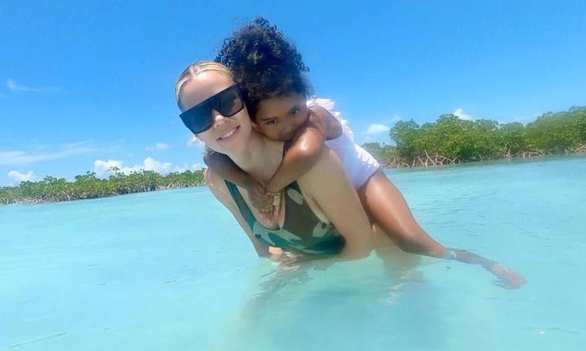 Khloe Kardashian and True Thompson