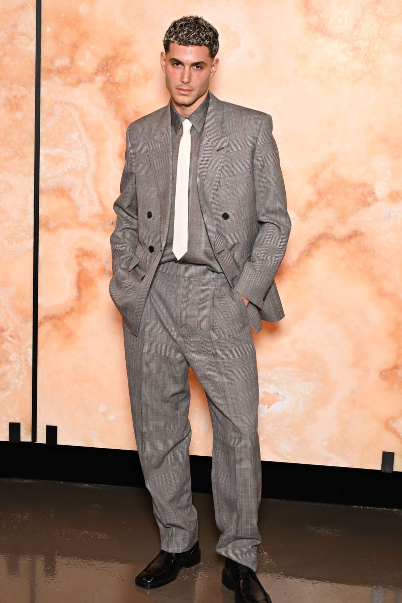 Fai Khadra at the Yves Saint Laurent show in Paris Fashion Week