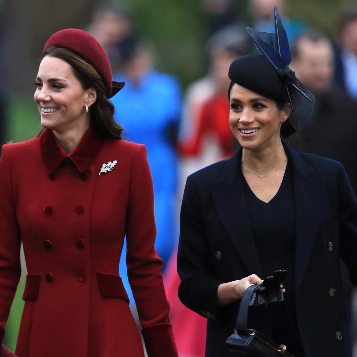Meghan was seen at The Goring Hotel ahead of her final royal engagements