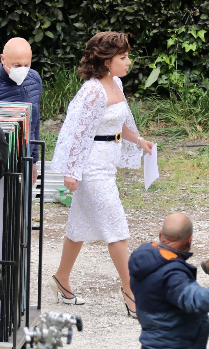 Gucci white lace dress shop