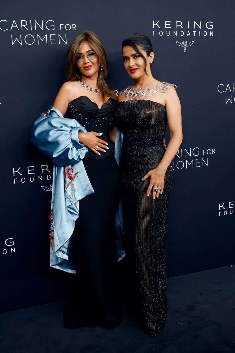 Valentina Paloma Pinault and Salma Hayek-Pinault at The Pool on September 09, 2024.