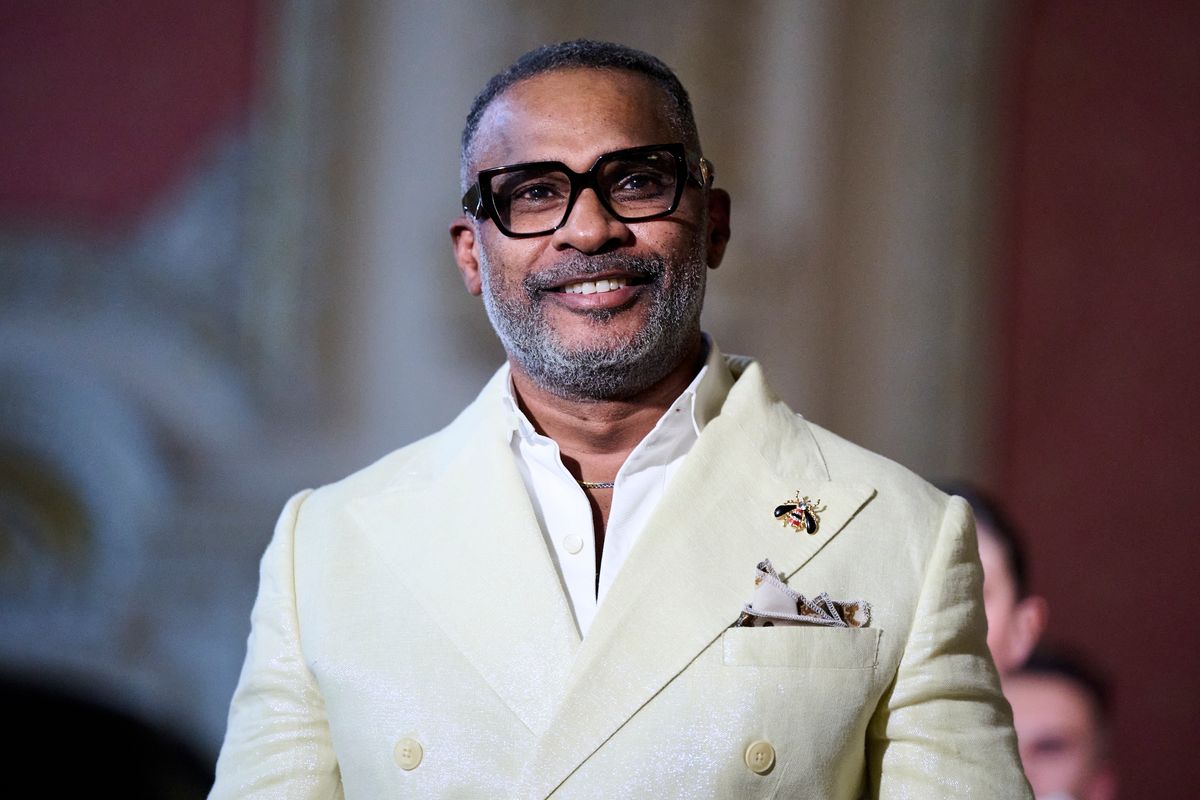 Designer Martin Polanco walks the runway of the "Spring Colors" fashion show at Casino Madrid on November 07, 2024 in Madrid, Spain. (Photo by Borja B. Hojas/Getty Images)