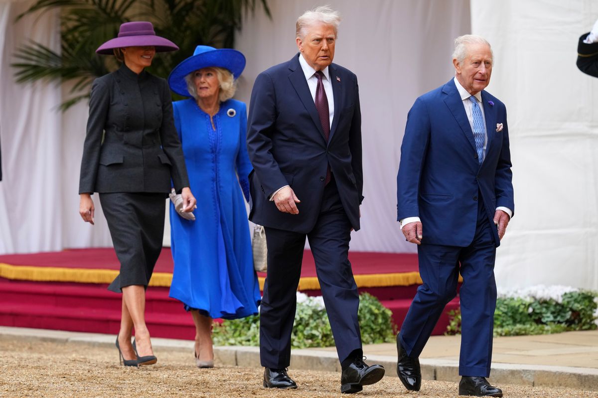 Donald and Melania Trump are visiting the UK and meeting with the most prominent royals