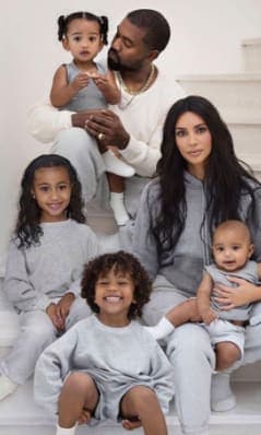 Kim Kardashian Christmas card