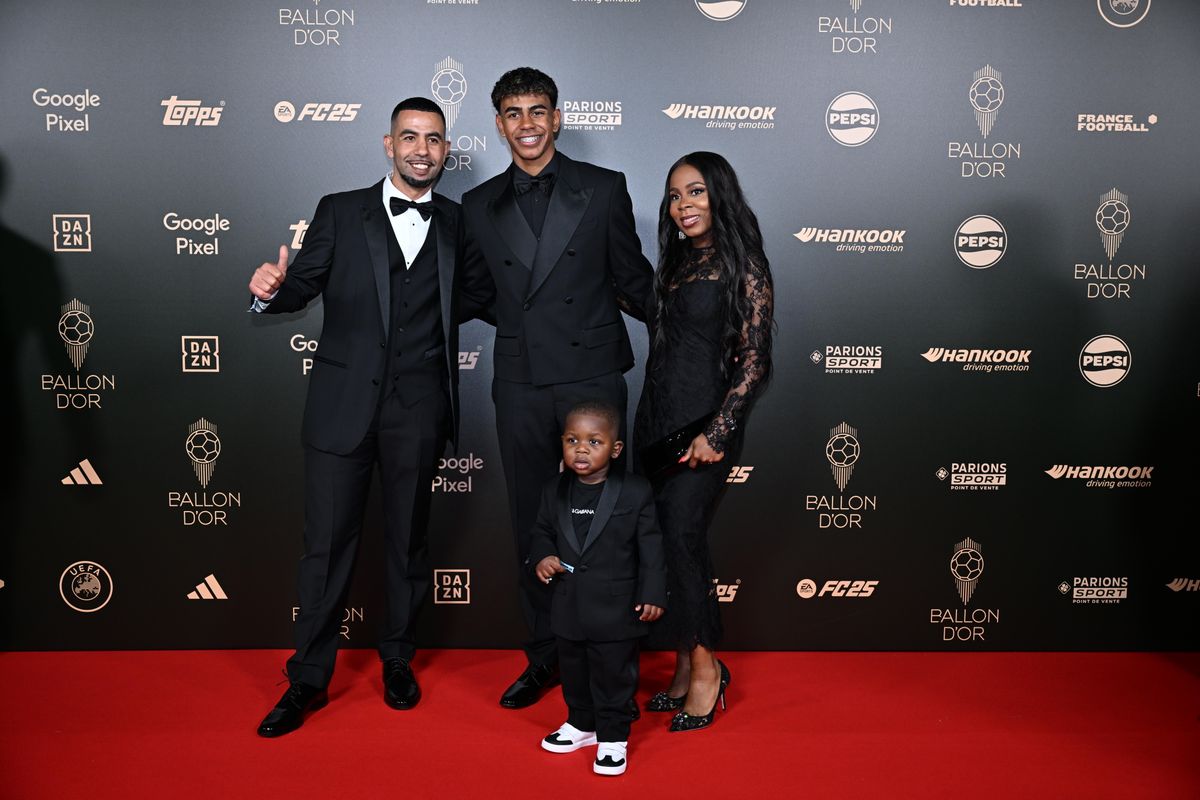 His parents separated when he was around 3, but the family remains close