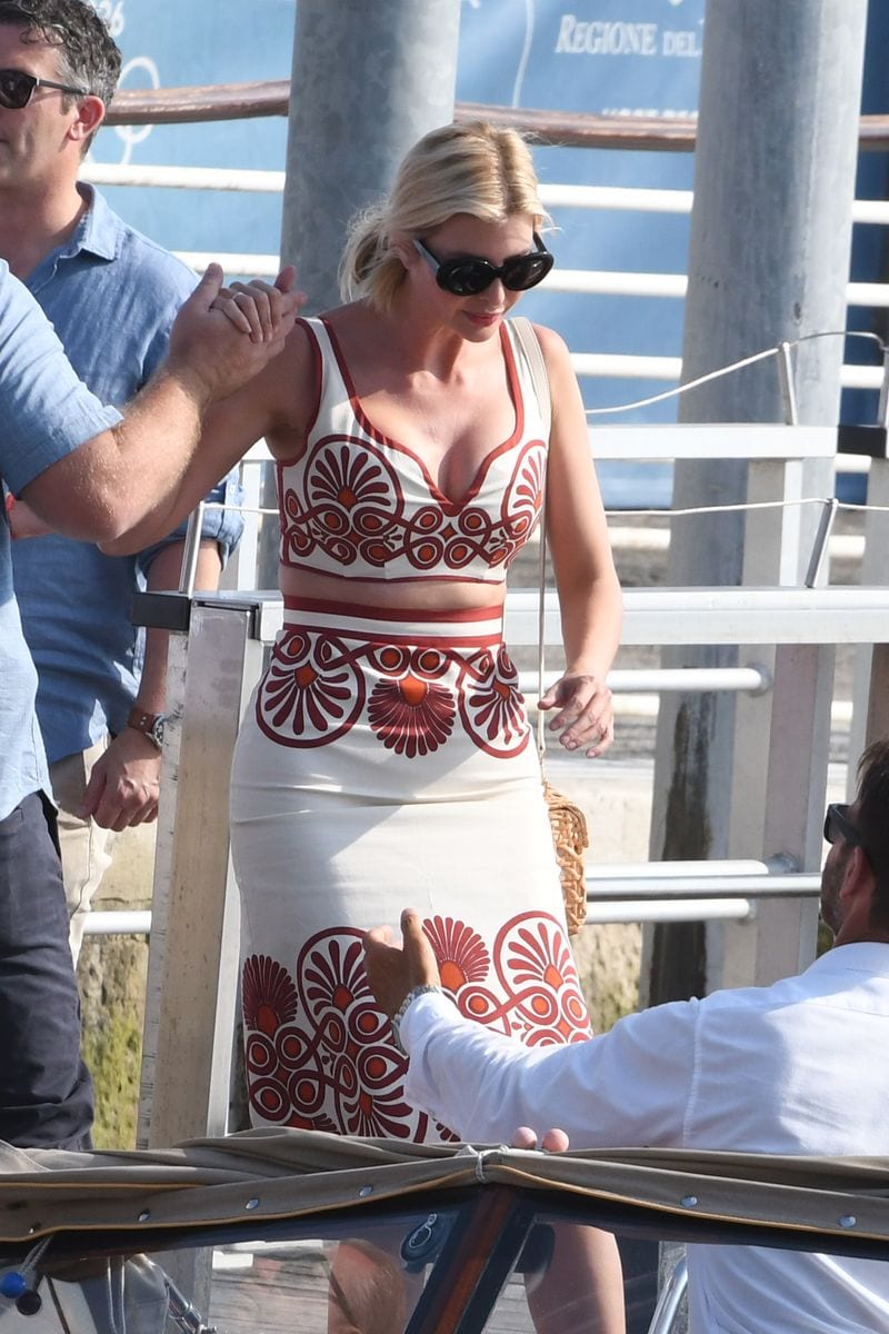 Ivanka Trump arrives at the St Regis Hotel ahead of the wedding of Lauren Sanchez and Jeff Bezos in Venice 