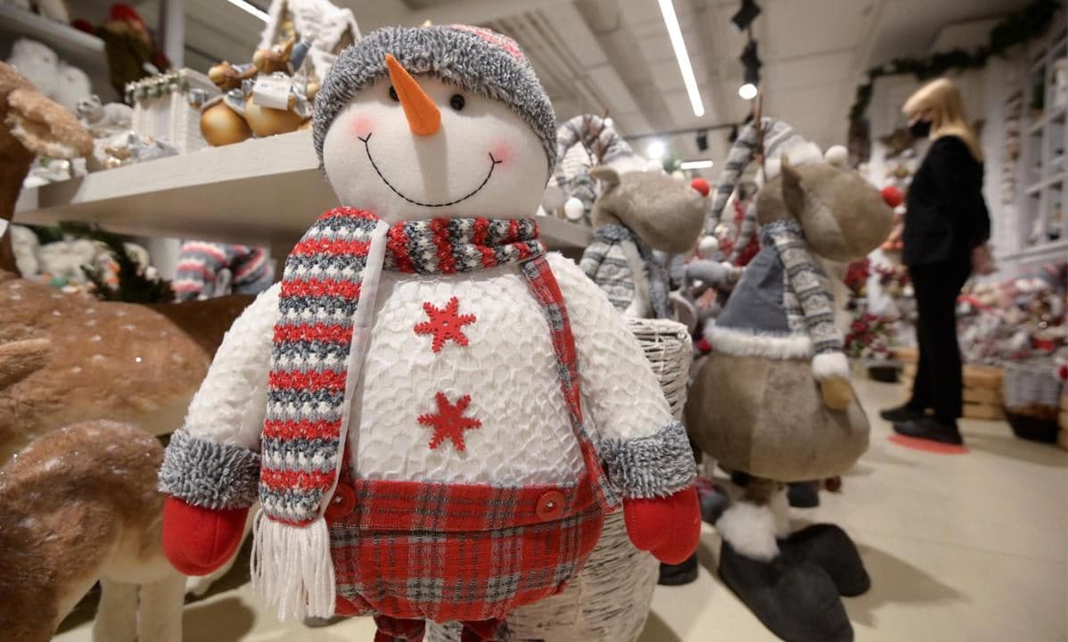 Snowman christmas decoration