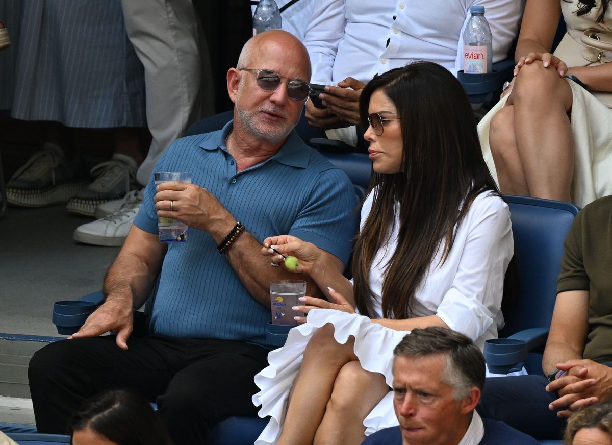 The couple watched Alexander Zverev face Ben Shelton from the stands at Arthur Ashe Stadium.