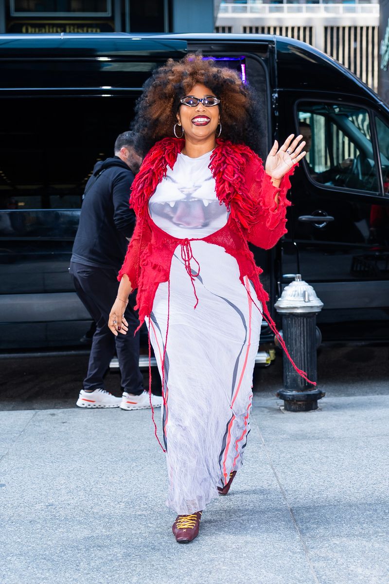 Lizzo is seen in New York City. 