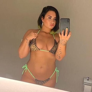 Demi Lovato goes on date and shares new unfiltered bikini pic
