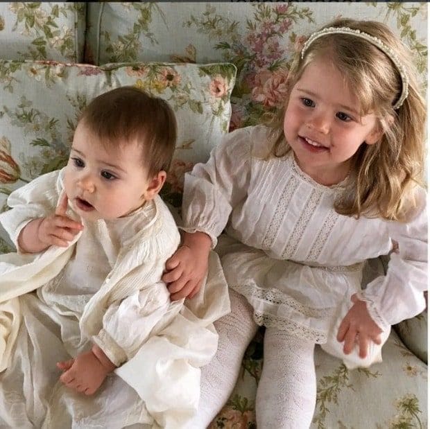 Jenna shared this picture of Poppy right after her baptism on Saturday.
<br>
Photo: Instagram/@jennabhager