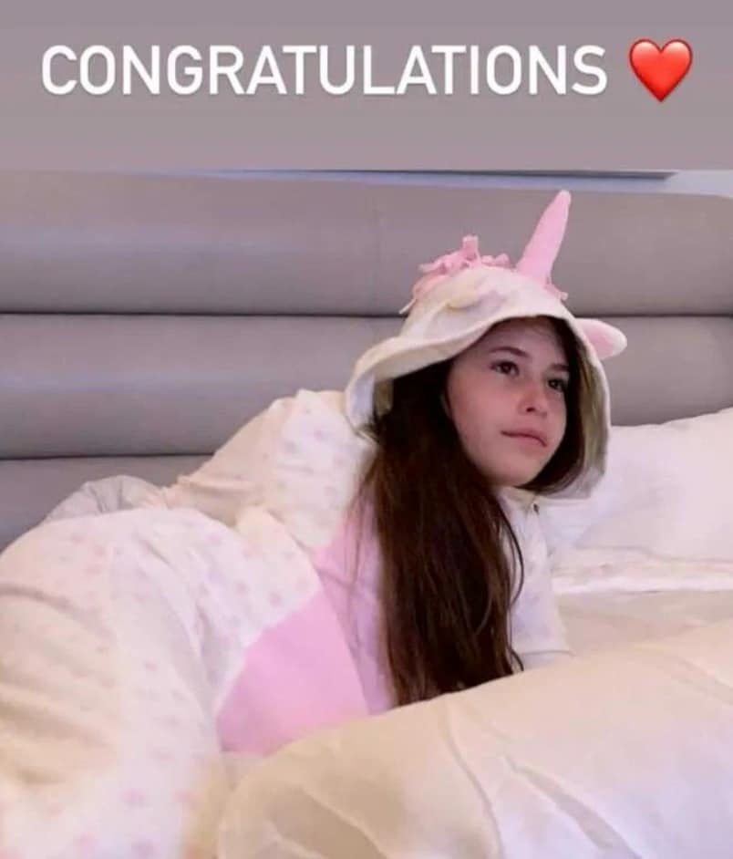 Lauren Sanchez shared the moment on December 11, posting a throwback-style photo of Ella dressed in a whimsical pink and white unicorn onesie.