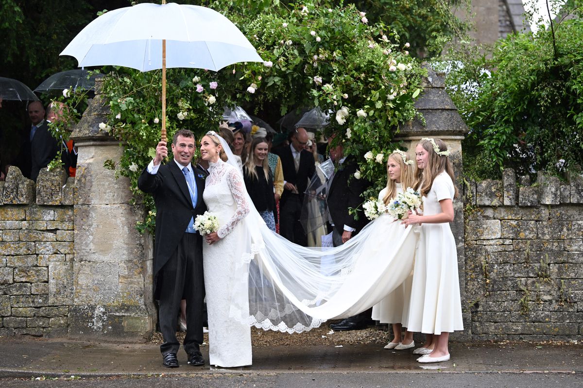 Following the ceremony, guests traveled to Gatcombe Park, Princess Anne's country estate, for a private wedding reception.