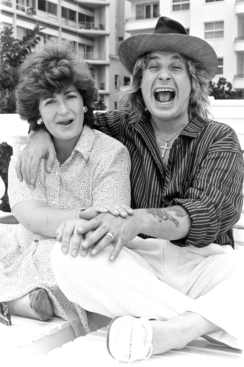 Ozzy Osbourne and Sharon Osbourne in Brazil, 1985 