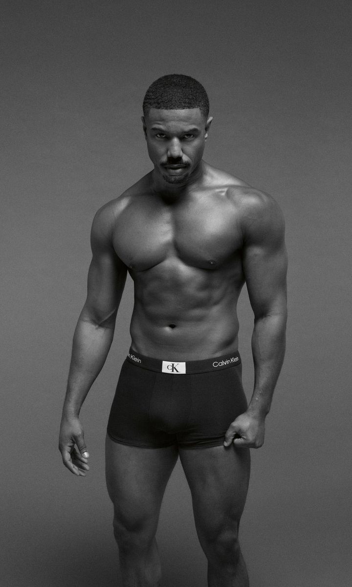 Michael B. Jordan in Calvin Klein