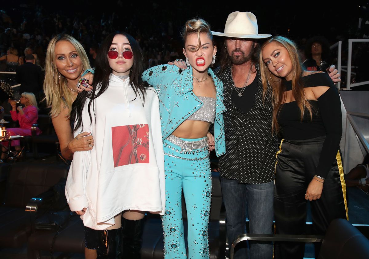 The Cyrus family was making headlines with their feud