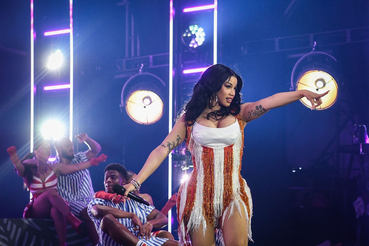 Cardi B performs at Spotify Beach concert 2025
