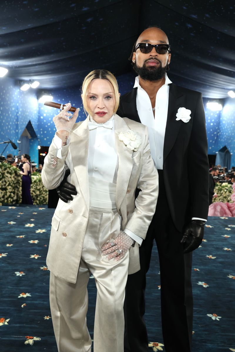 Madonna and Akeem Morris 