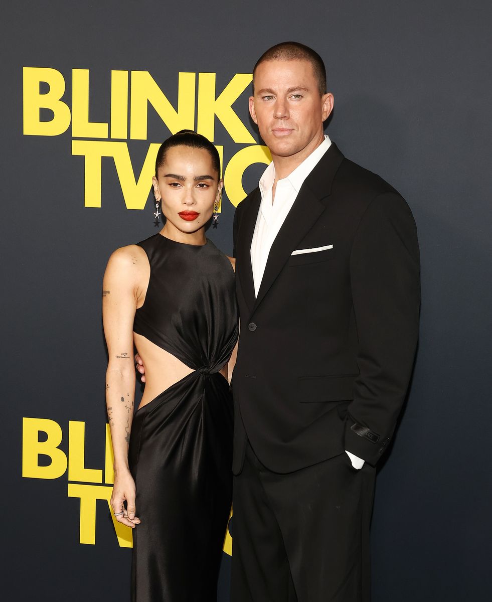 Zoë Kravitz, Channing Tatum at the "Blink Twice" premiere
