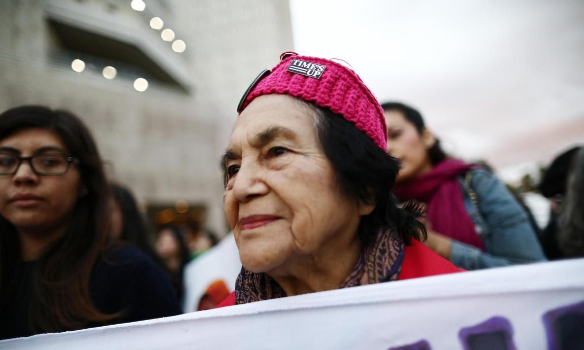 Activists Hold International Women's Strike Rally In Los Angeles