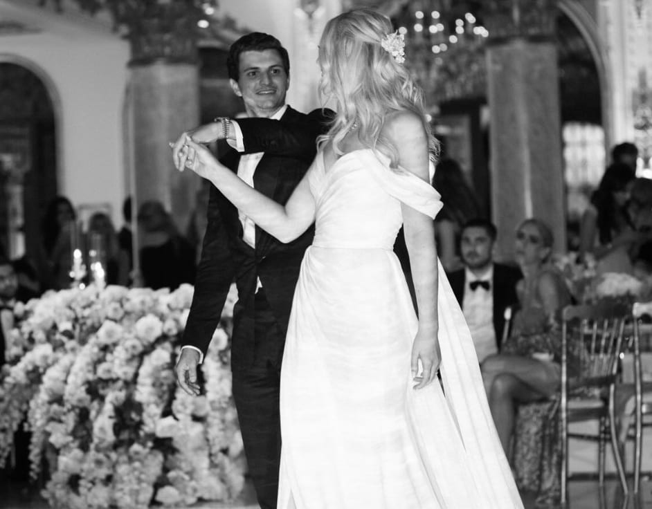 Tiffany shared photos of the wedding to celebrate her husband's birthday