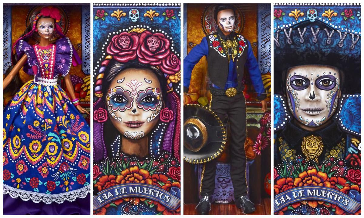 Mattel drop the 2022 Día De Muertos Barbie and Ken doll