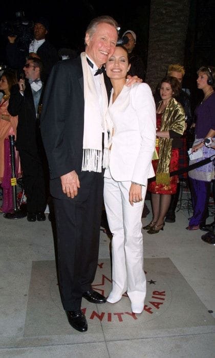 Angelina Jolie's father Jon Voight doesn't know why she and Brad Pitt split but will hopefully "be seeing them very soon."
Photo: Mirek Towski/FilmMagic