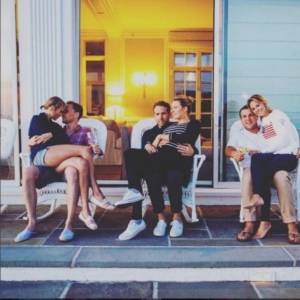 Taylor and Tom made their relationship Instagram official with this picture, featuring Ryan Reynolds' hilarious expression, posted by her BFF Britany LaManna.
<br>
Photo: Instagram/@britmaack