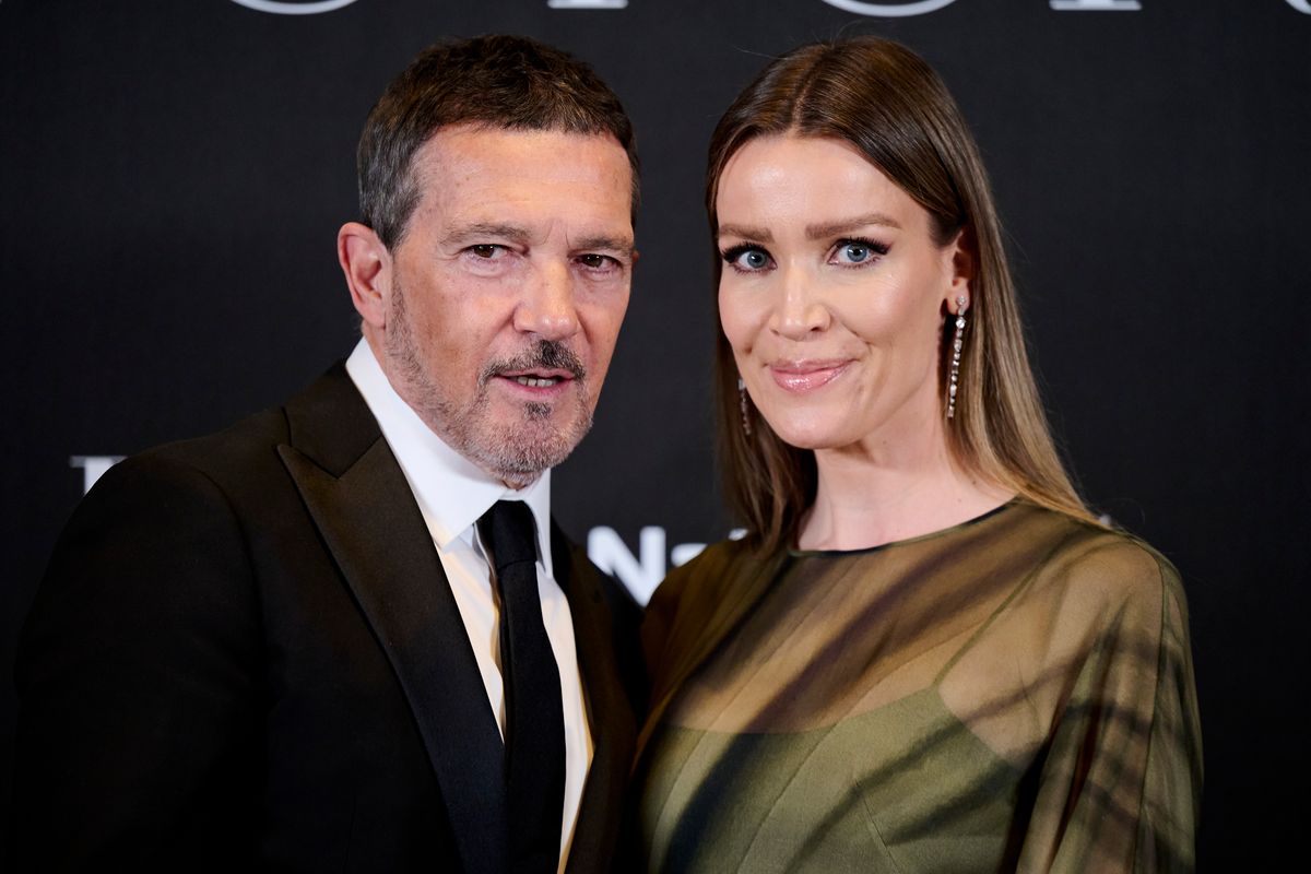 Antonio Banderas and Nicole Kimpel 