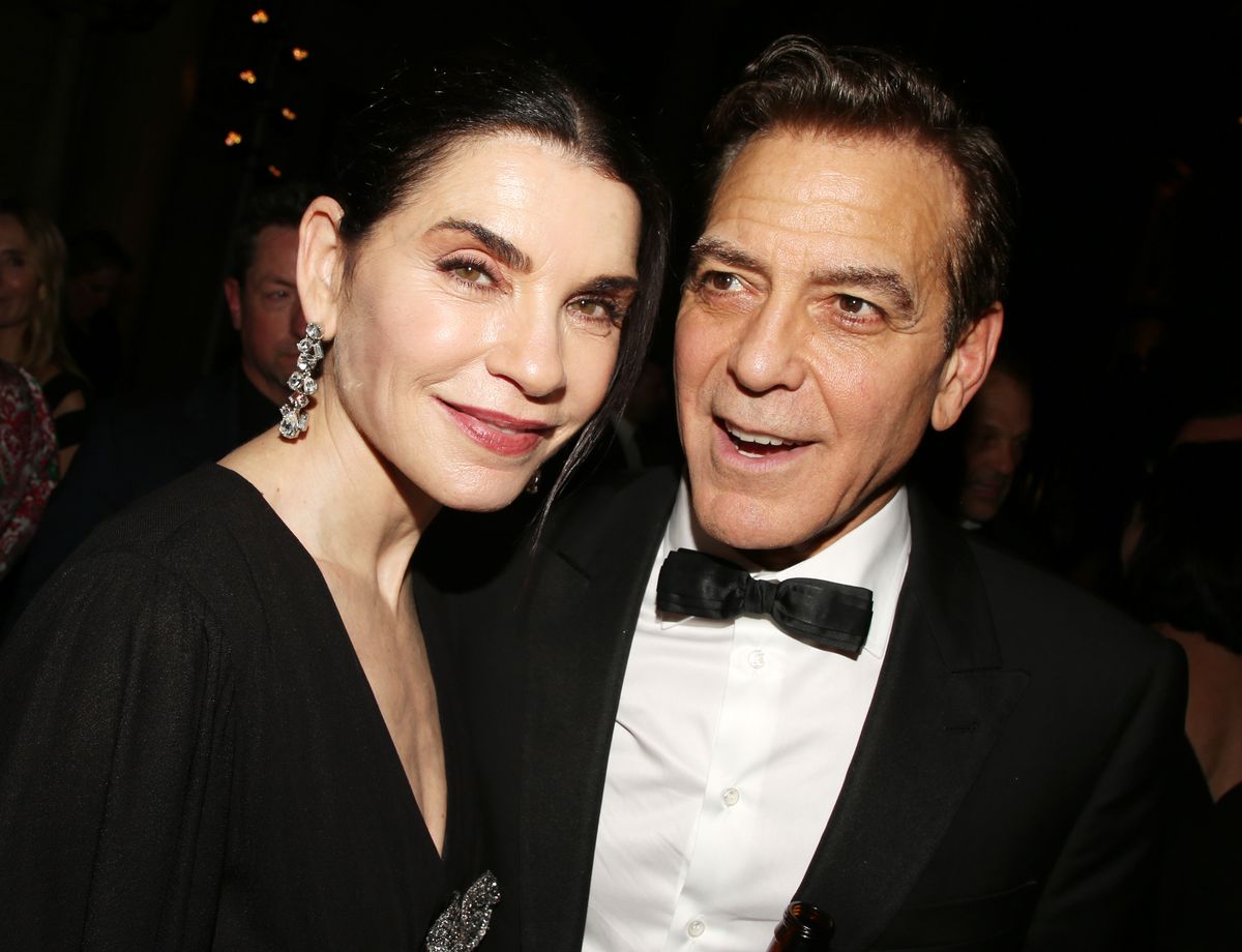 George Clooney and Julianna Margulies are close friends, with the two currently starring on separate Broadway productions