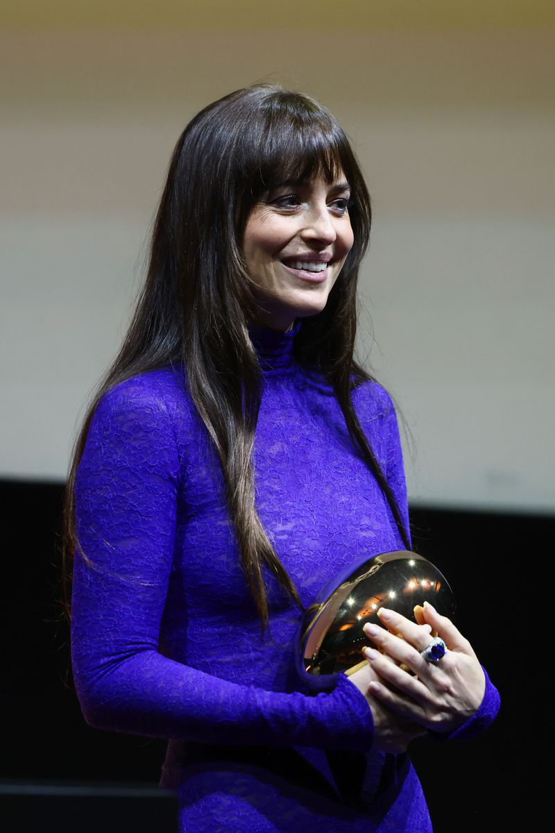 Johnson had split from longtime partner Chris Martin.