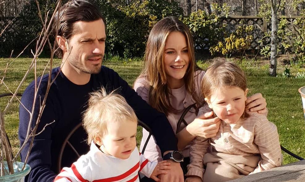 Princess Sofia of Sweden with husband Prince Carl Philip and children