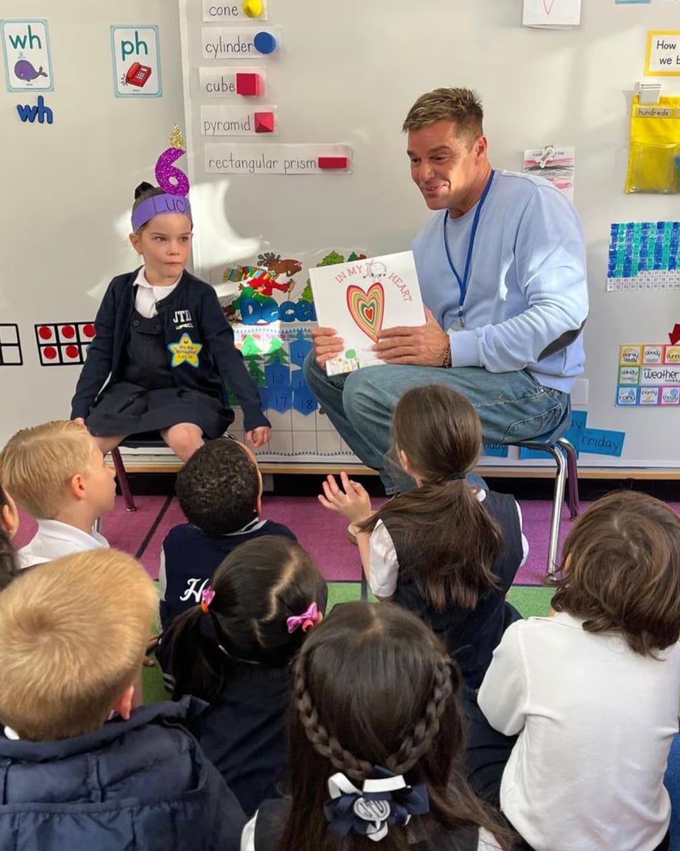 Earlier this year, he gave the world a glimpse of his tender side when he visited Lucía’s school. 