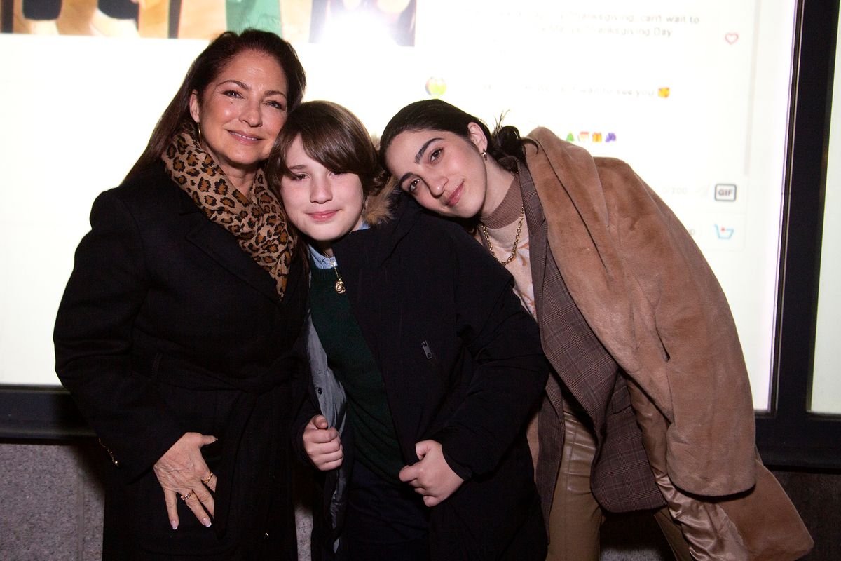 Gloria Estefan, Sasha Estefan and Emily Estefan in New York City. 