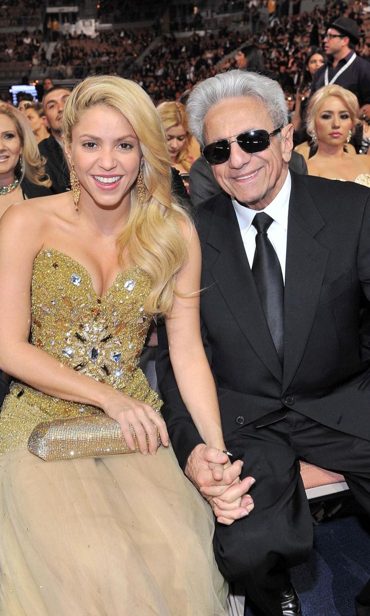 Shakira y su padre