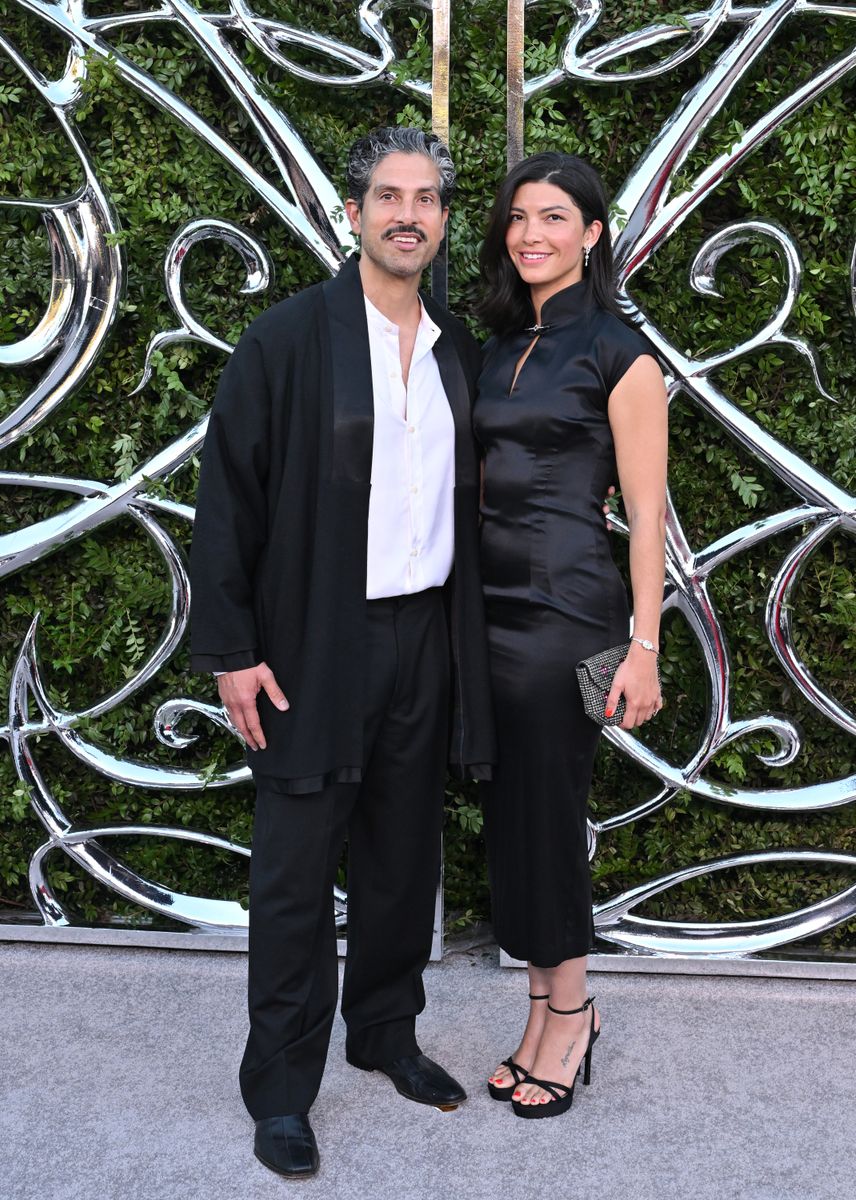 Adam RodrÃguez and Grace Rodriguez attend the Lucas Museum of Narrative Art Opening Night at Lucas Museum of Narrative Art