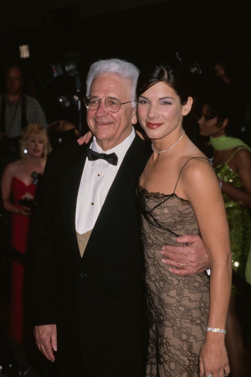 American voice coach John Wilson Bullock  and his daughter, American actress Sandra Bullock 