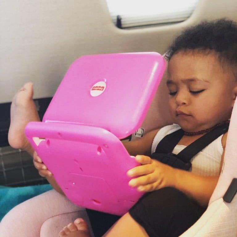 Serena Williams' daughter Olympia's first laptop