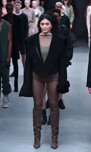 Kylie Jenner in the adidas x Yeezy show
Photo: Getty Images