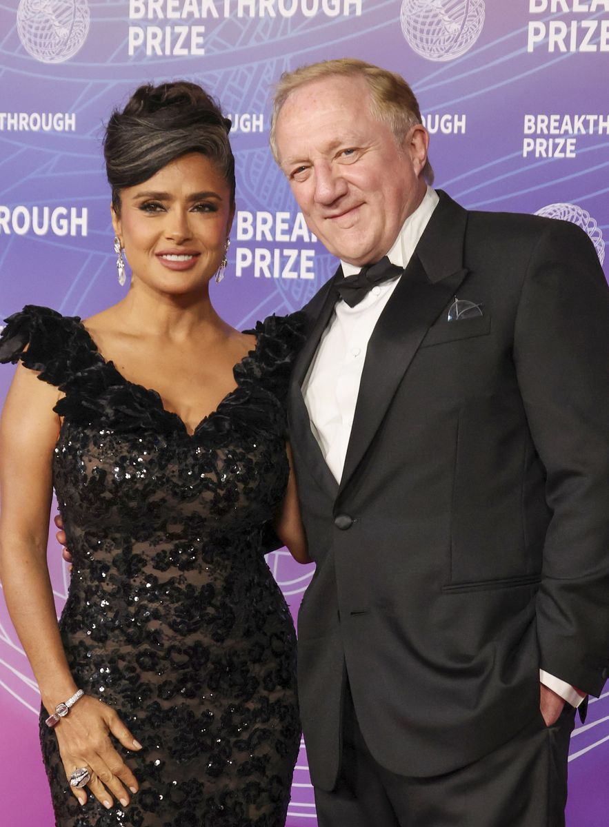 François-Henri Pinault wore a classic black tuxedo with a white shirt and black bow tie.