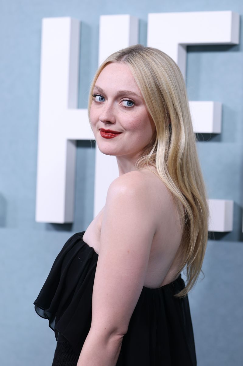 Dakota Fanning attends Peacock's "All Her Fault" premiere at SVA Theater