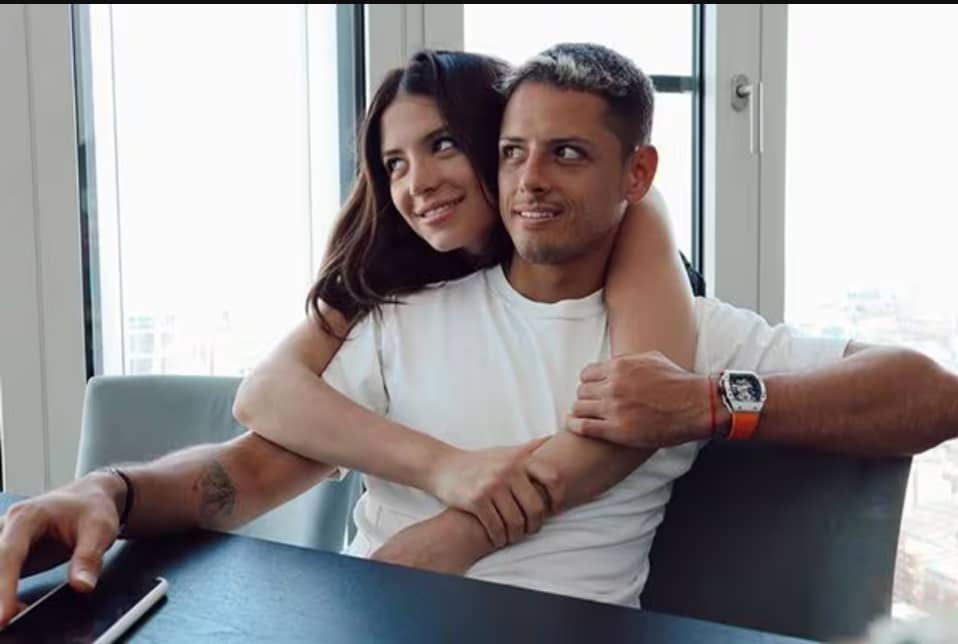 Chicharito with Sarah Kohan